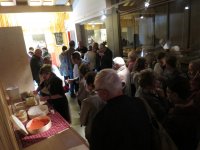 dégustation d'un fromage blanc avec une pointe de kirsch